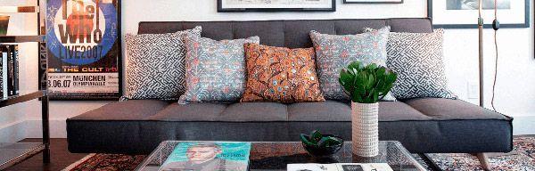 décoration de canapé-lit